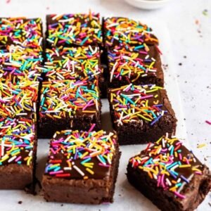 Confetti brownies